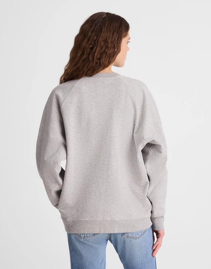 Madewell x Benjamin Talley Smith The Belleview Oversized Sweatshirt Hthr Grey | Madewell