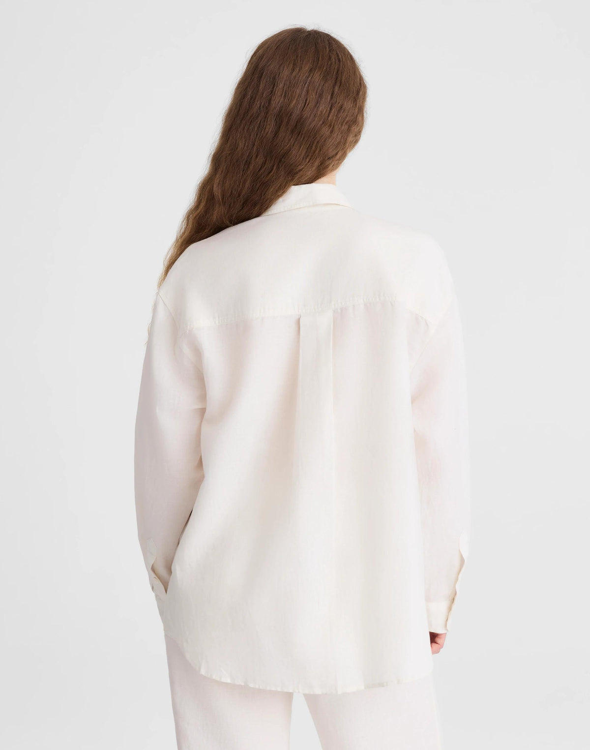 The Easy Shirt in Linen Blend Ivory Linen | Madewell