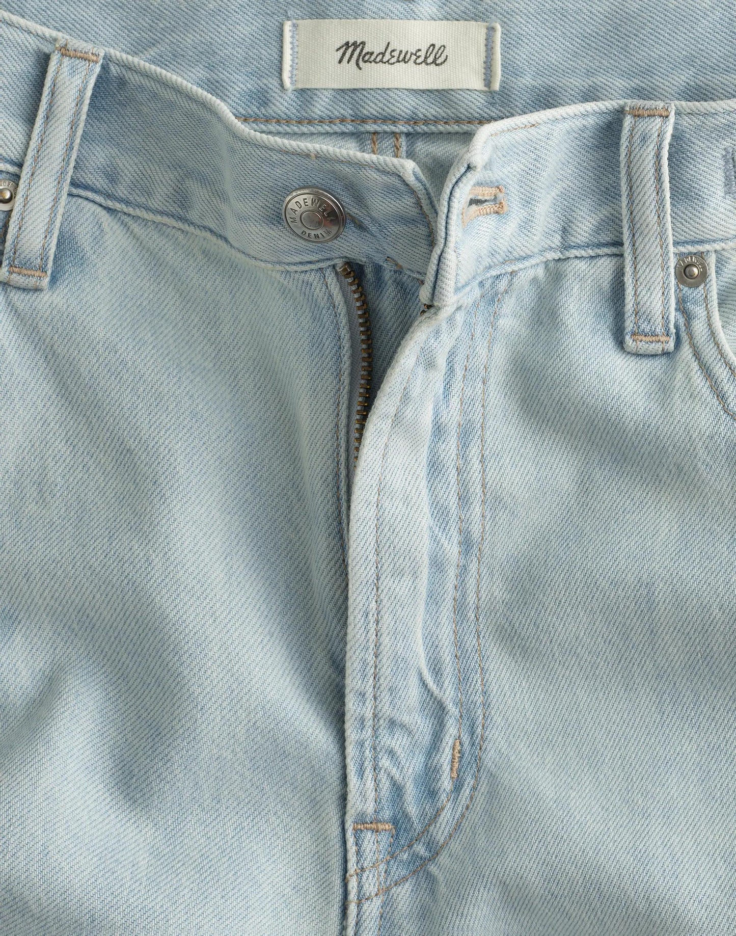 The Darted Barrel-Leg Jean in Airy Denim Laguna Wash | Madewell