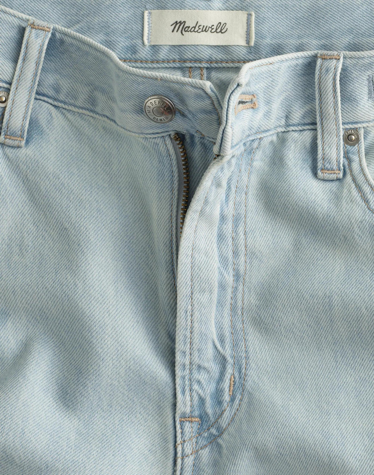The Darted Barrel-Leg Jean in Airy Denim Laguna Wash | Madewell