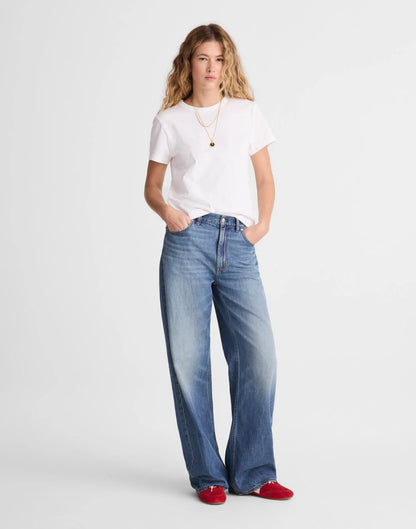 The Low-Slung Baggy Jean in Airy Denim Pickett Wash | Madewell