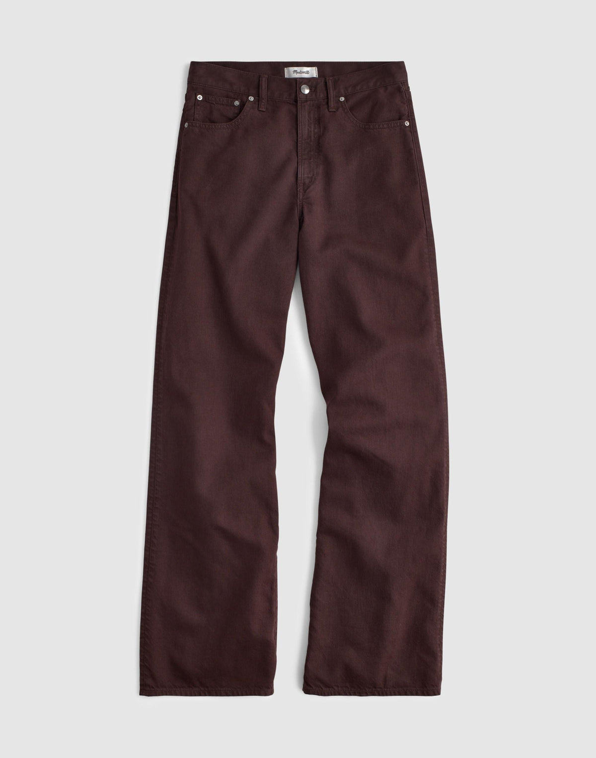 The Ultimate Wide-Leg Jean in Airy Denim Burnt Cocoa | Madewell