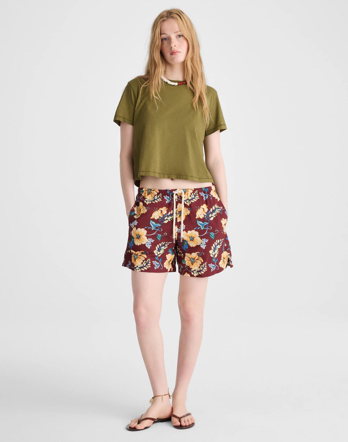 Pull-On Drawstring Boardshorts Dusty Merlot | Madewell