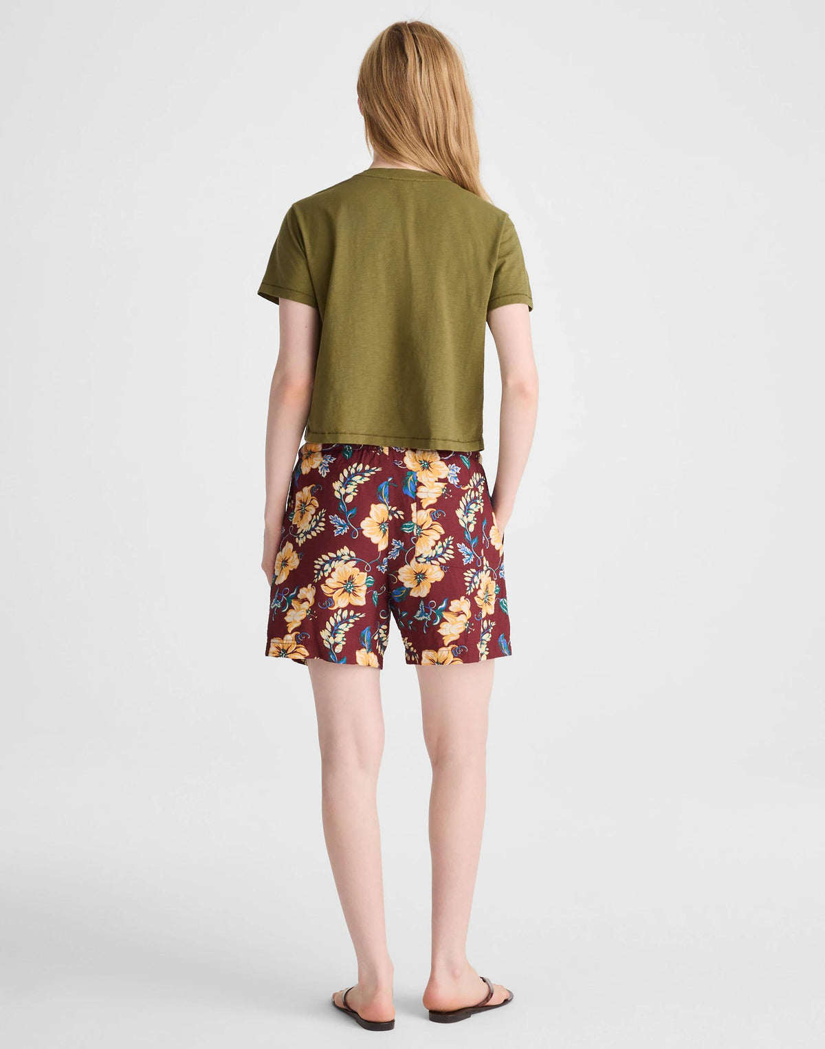 Pull-On Drawstring Boardshorts Dusty Merlot | Madewell