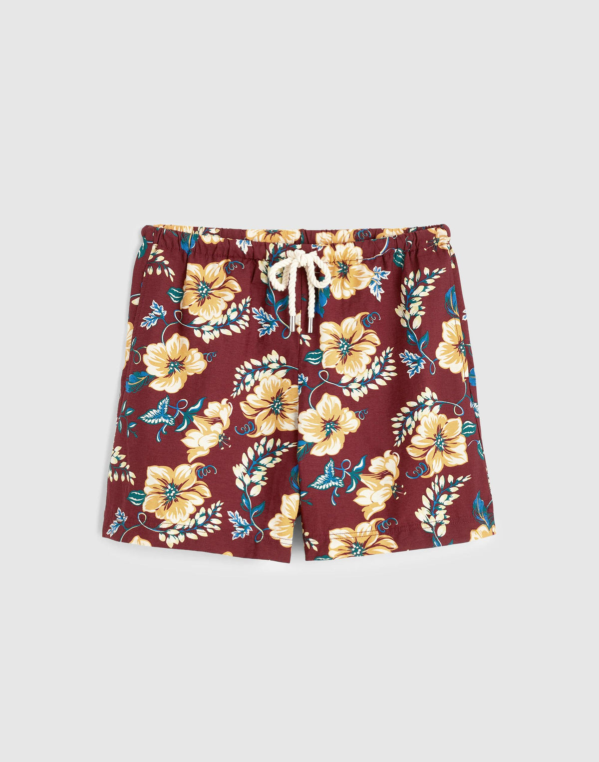 Pull-On Drawstring Boardshorts Dusty Merlot | Madewell