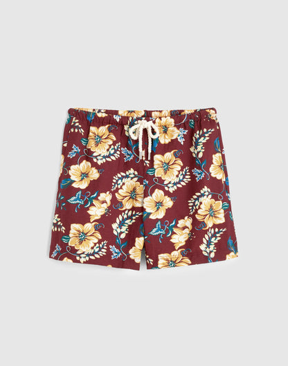 Pull-On Drawstring Boardshorts Dusty Merlot | Madewell