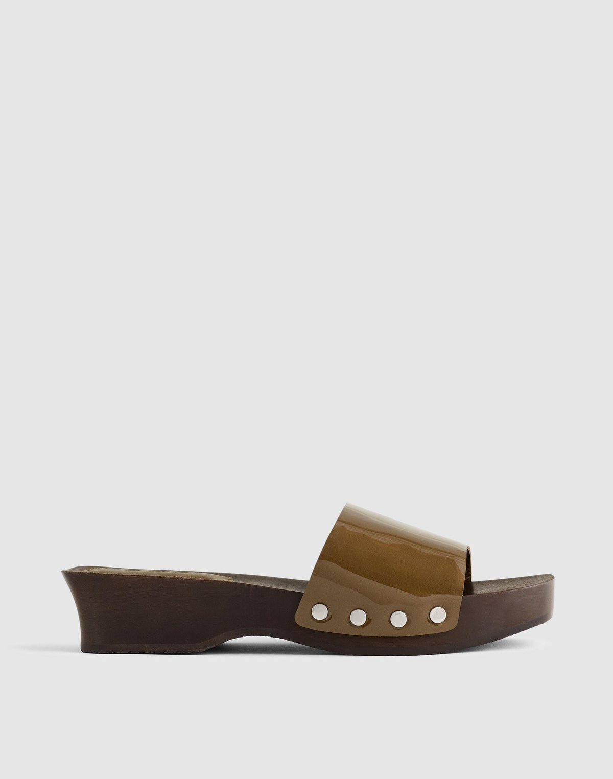 The Callen Clog Sandal Safari Khaki | Madewell