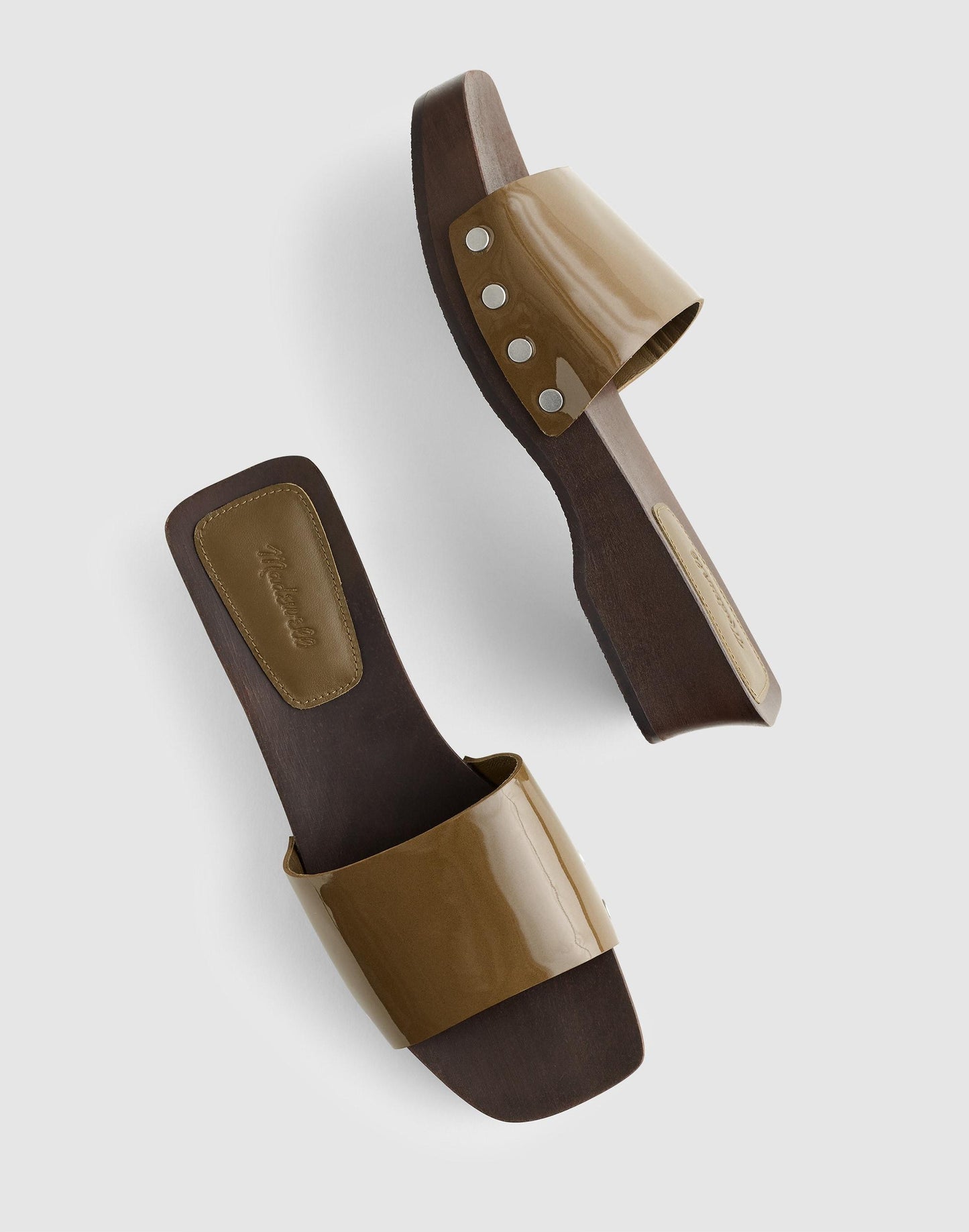 The Callen Clog Sandal Safari Khaki | Madewell