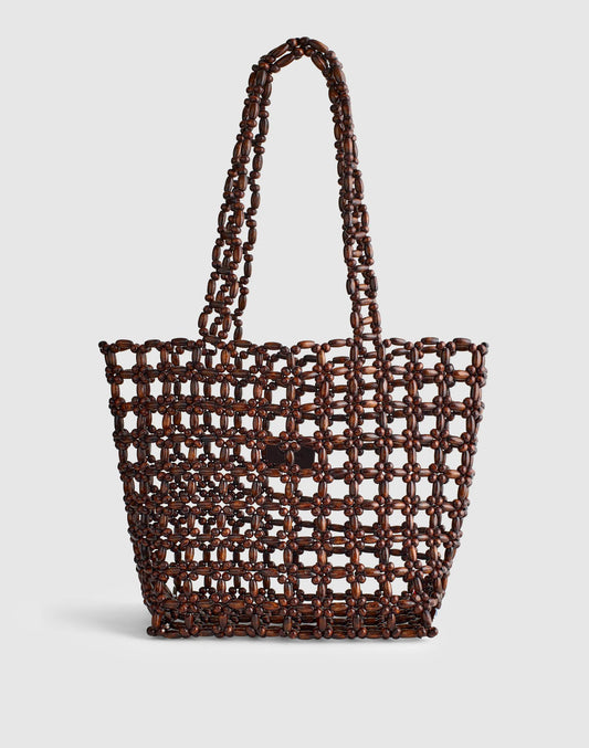 Beaded Tote Stained Bead Multi | Madewell