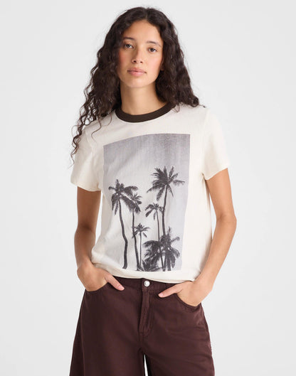 The Relaxed Tee in Vintage Jersey Palm Tree | Madewell