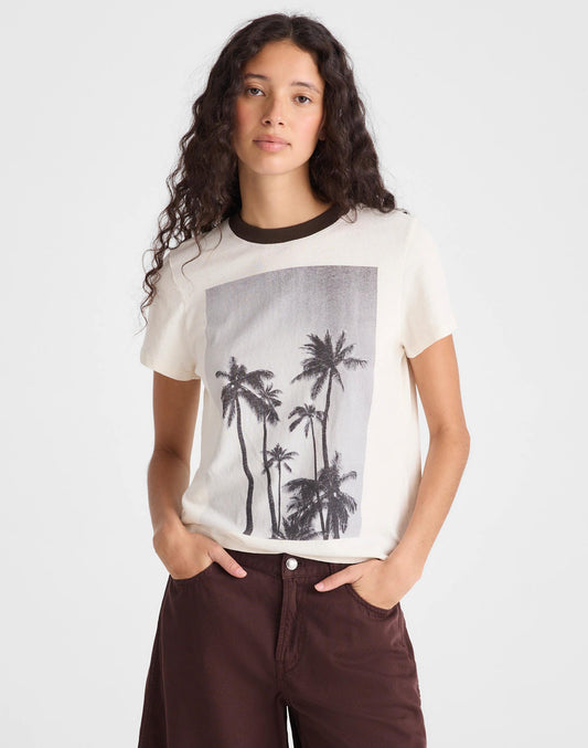 The Relaxed Tee in Vintage Jersey Palm Tree | Madewell
