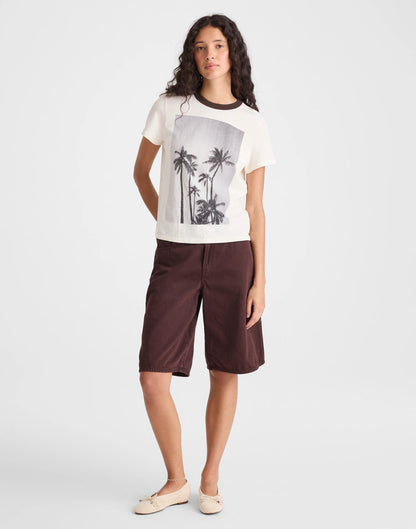 The Relaxed Tee in Vintage Jersey Palm Tree | Madewell