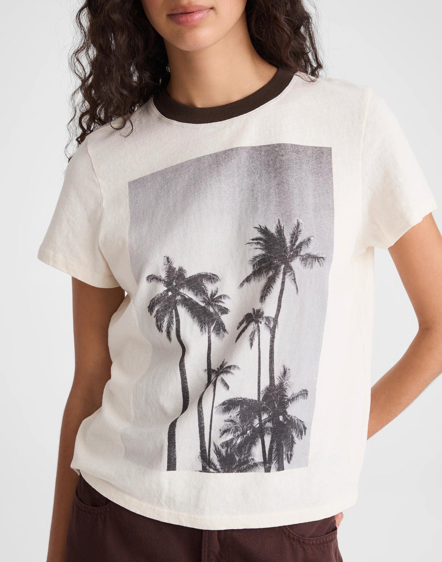 The Relaxed Tee in Vintage Jersey Palm Tree | Madewell