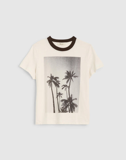 The Relaxed Tee in Vintage Jersey Palm Tree | Madewell