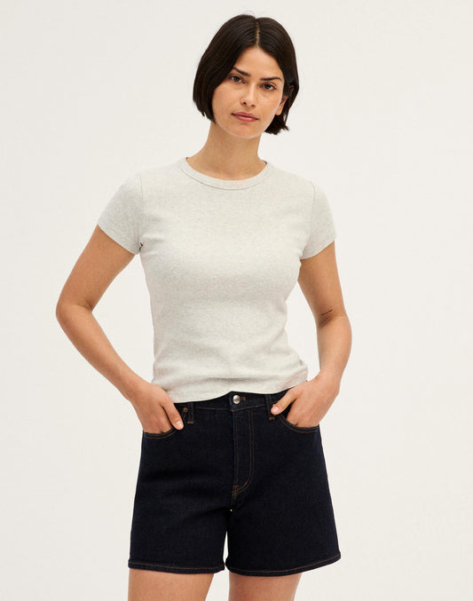 The Curvy Perfect Vintage Mid-Length Short Rinse Wash | Madewell