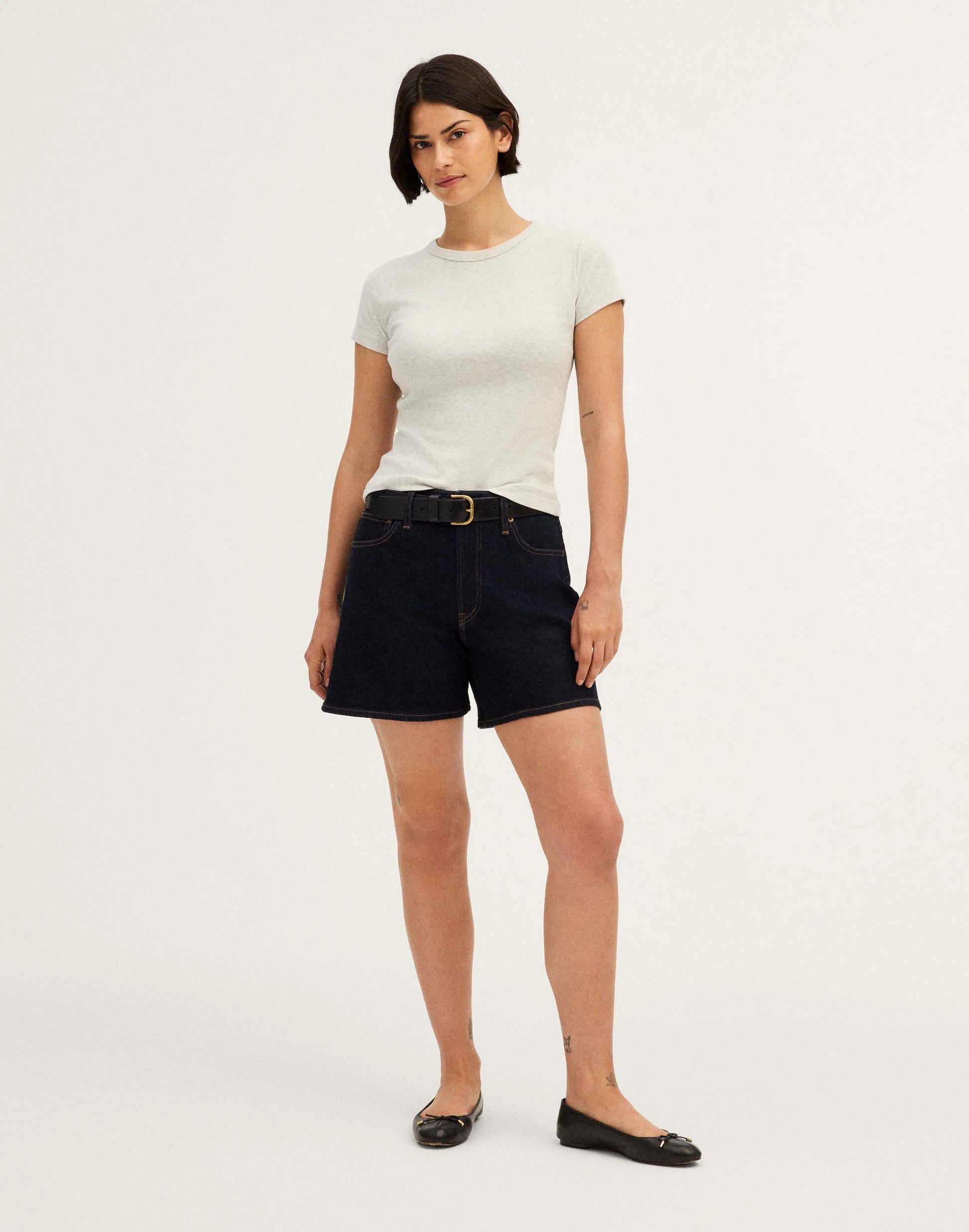 The Curvy Perfect Vintage Mid-Length Short Rinse Wash | Madewell