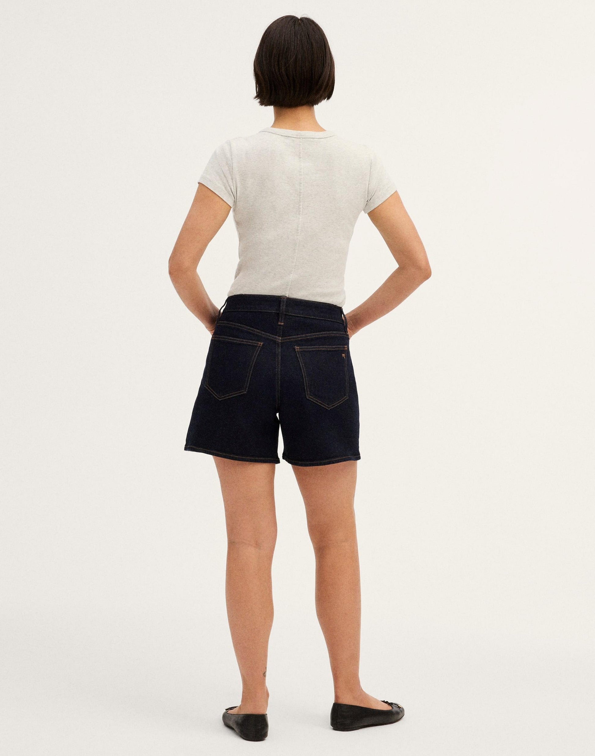 The Curvy Perfect Vintage Mid-Length Short Rinse Wash | Madewell