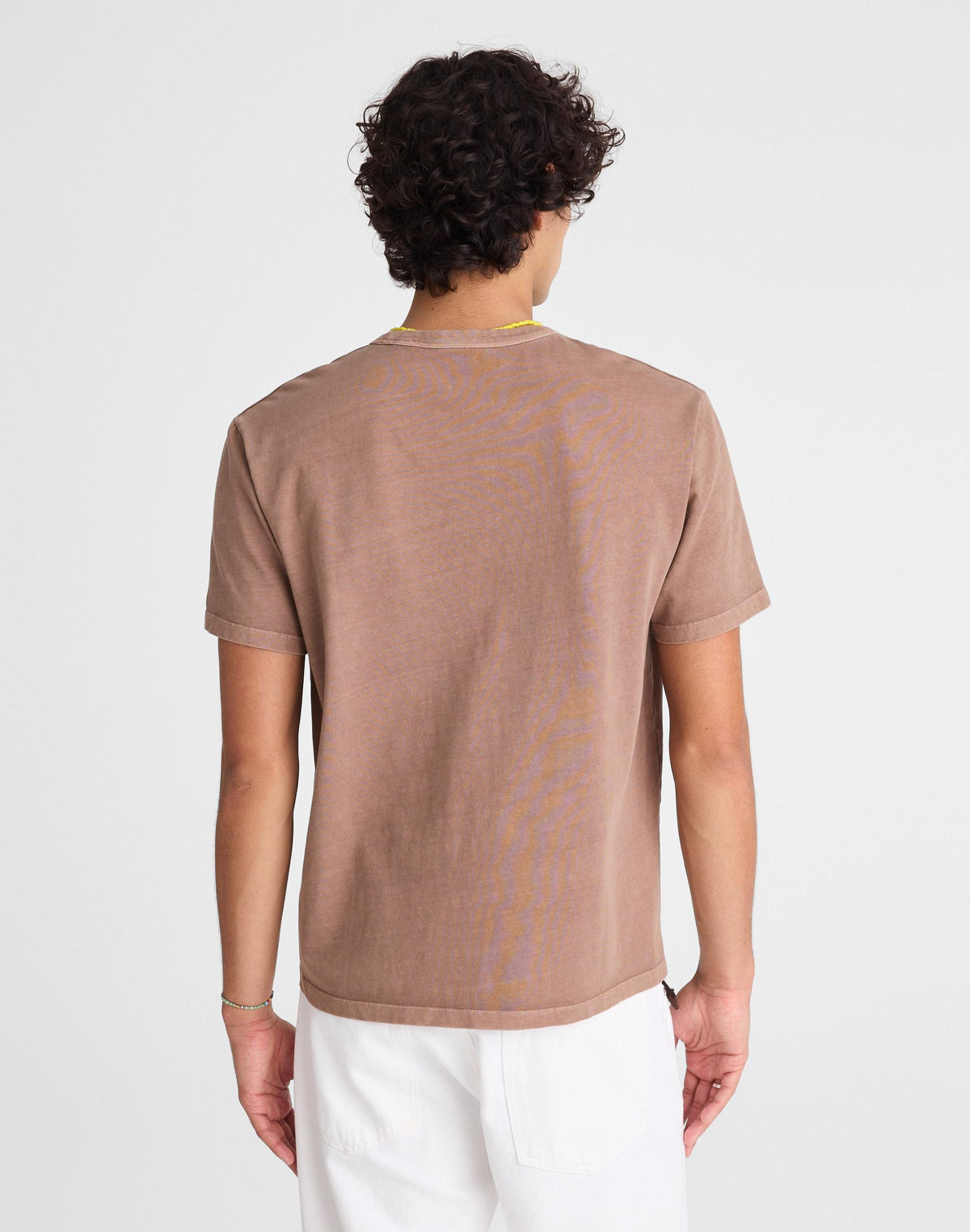 Garment-Dyed Allday Crewneck Tee Iced Mocha | Madewell