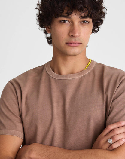 Garment-Dyed Allday Crewneck Tee Iced Mocha | Madewell
