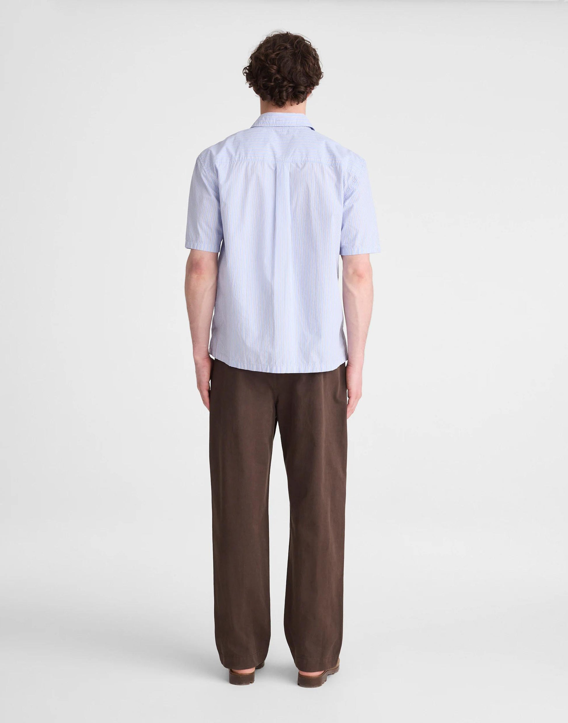Pleated Chino Pants in Uniform Twill Chocolate | Madewell