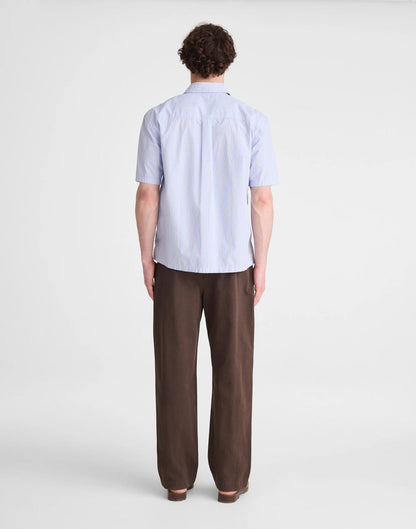 Pleated Chino Pants in Uniform Twill Chocolate | Madewell