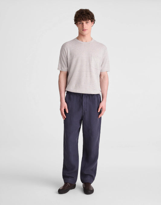 Pull-On Pant in Linen Ink | Madewell