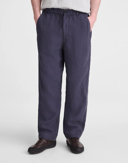 Pull-On Pant in Linen Ink | Madewell