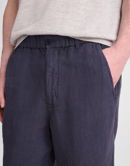 Pull-On Pant in Linen Ink | Madewell