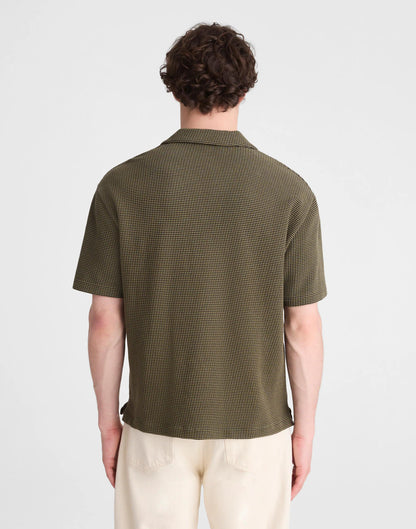 Skipper Polo in Jacquard Capers Overdye Stripe | Madewell