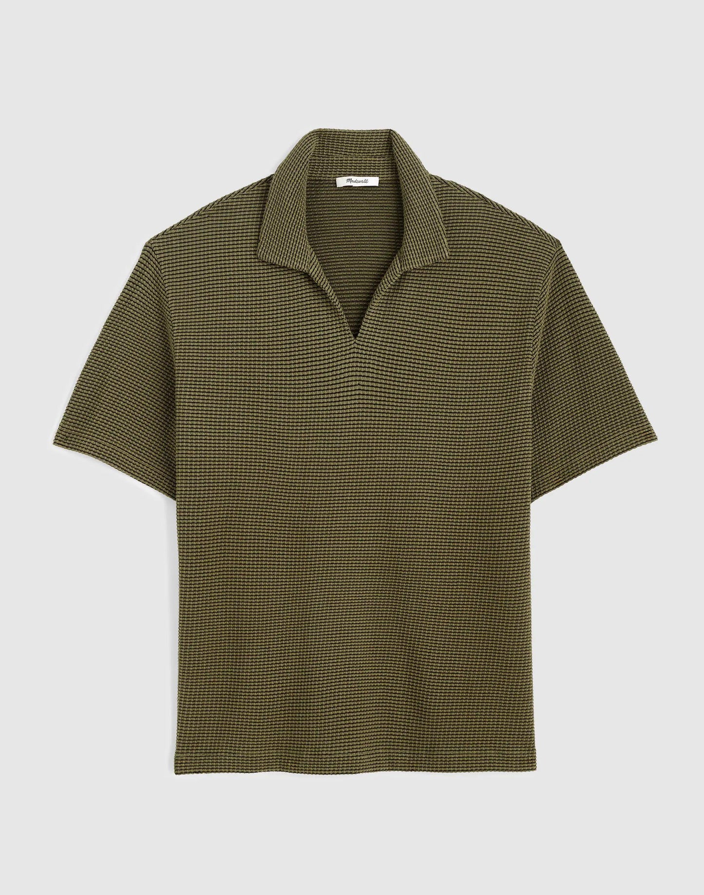 Skipper Polo in Jacquard Capers Overdye Stripe | Madewell