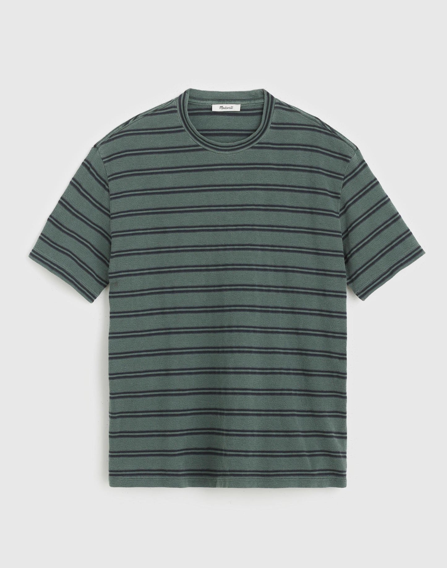 The Vintage Tee in Jacquard Overdye Shaded Forest | Madewell
