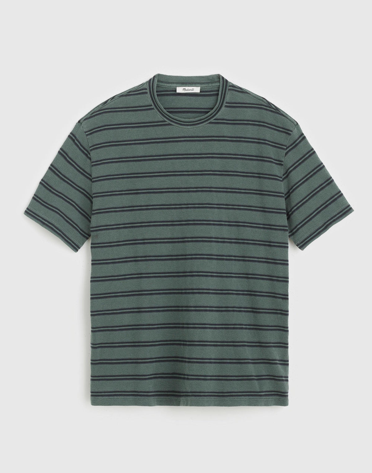 The Vintage Tee in Jacquard Overdye Shaded Forest | Madewell