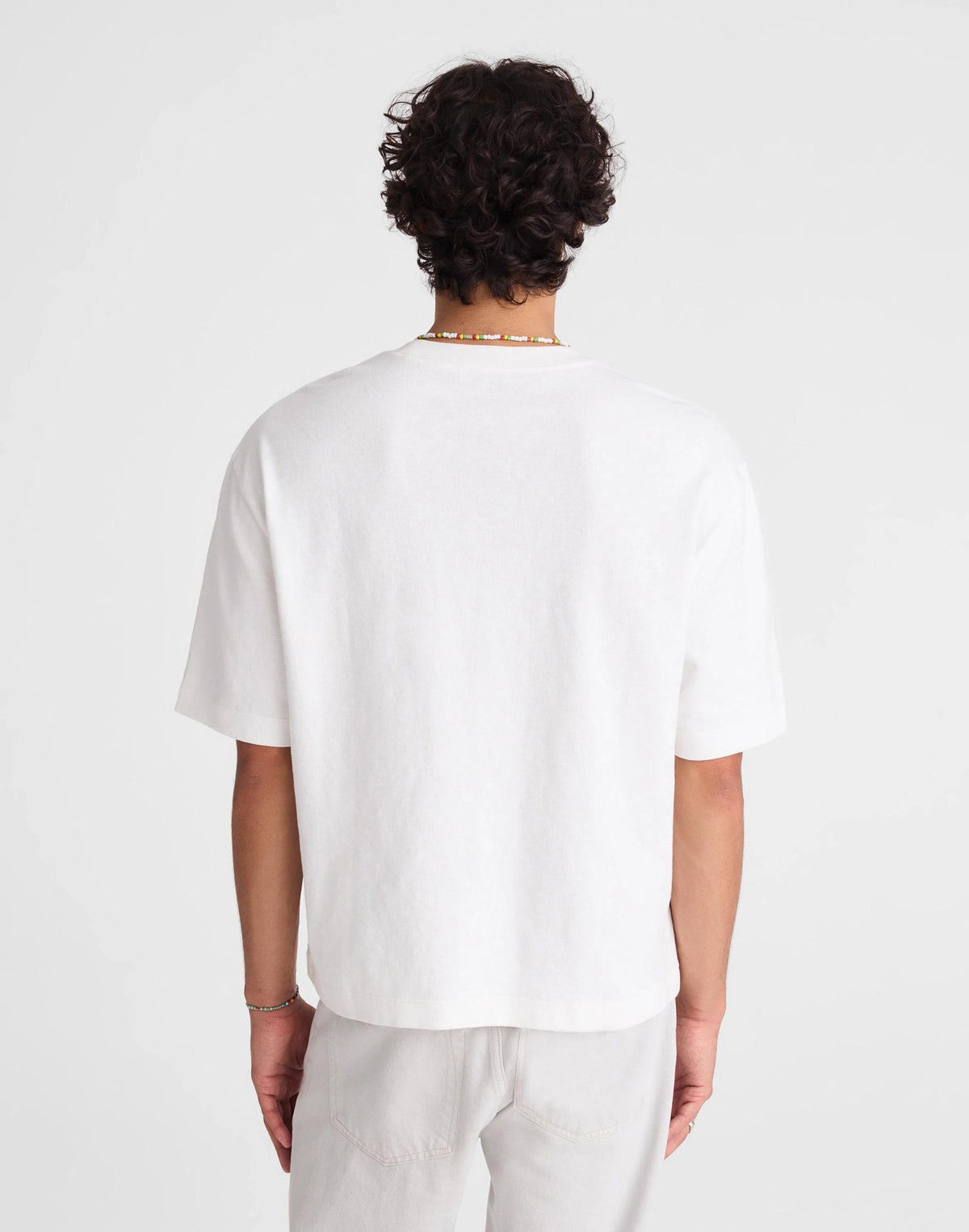 Boxy Pocket Tee in Weekend Slub Soft White | Madewell