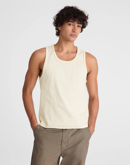 Textured Tank Bright Ivory | Madewell