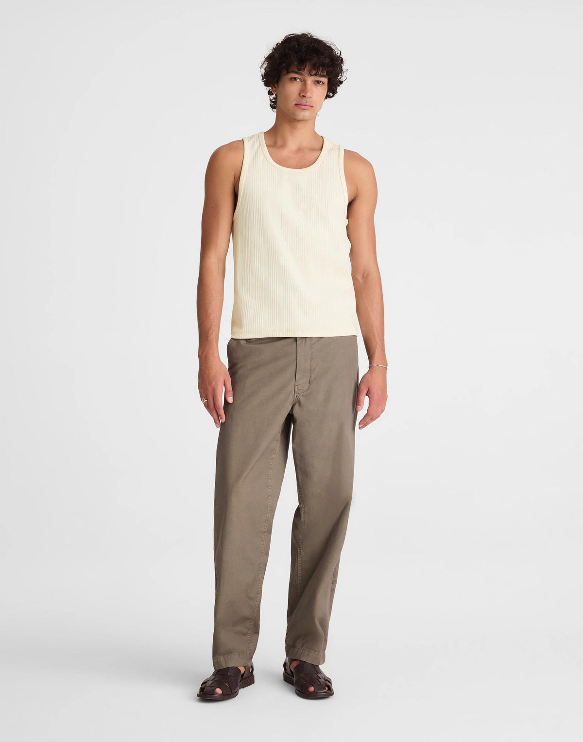Textured Tank Bright Ivory | Madewell