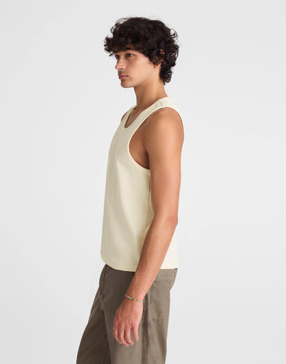 Textured Tank Bright Ivory | Madewell
