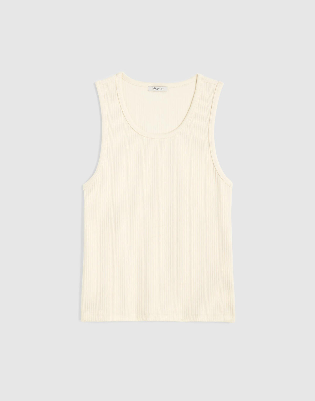 Textured Tank Bright Ivory | Madewell