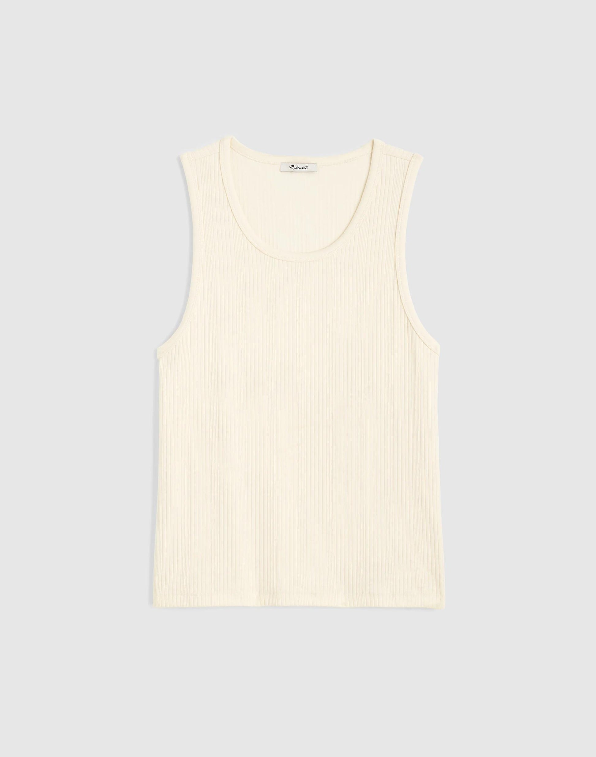 Textured Tank Bright Ivory | Madewell