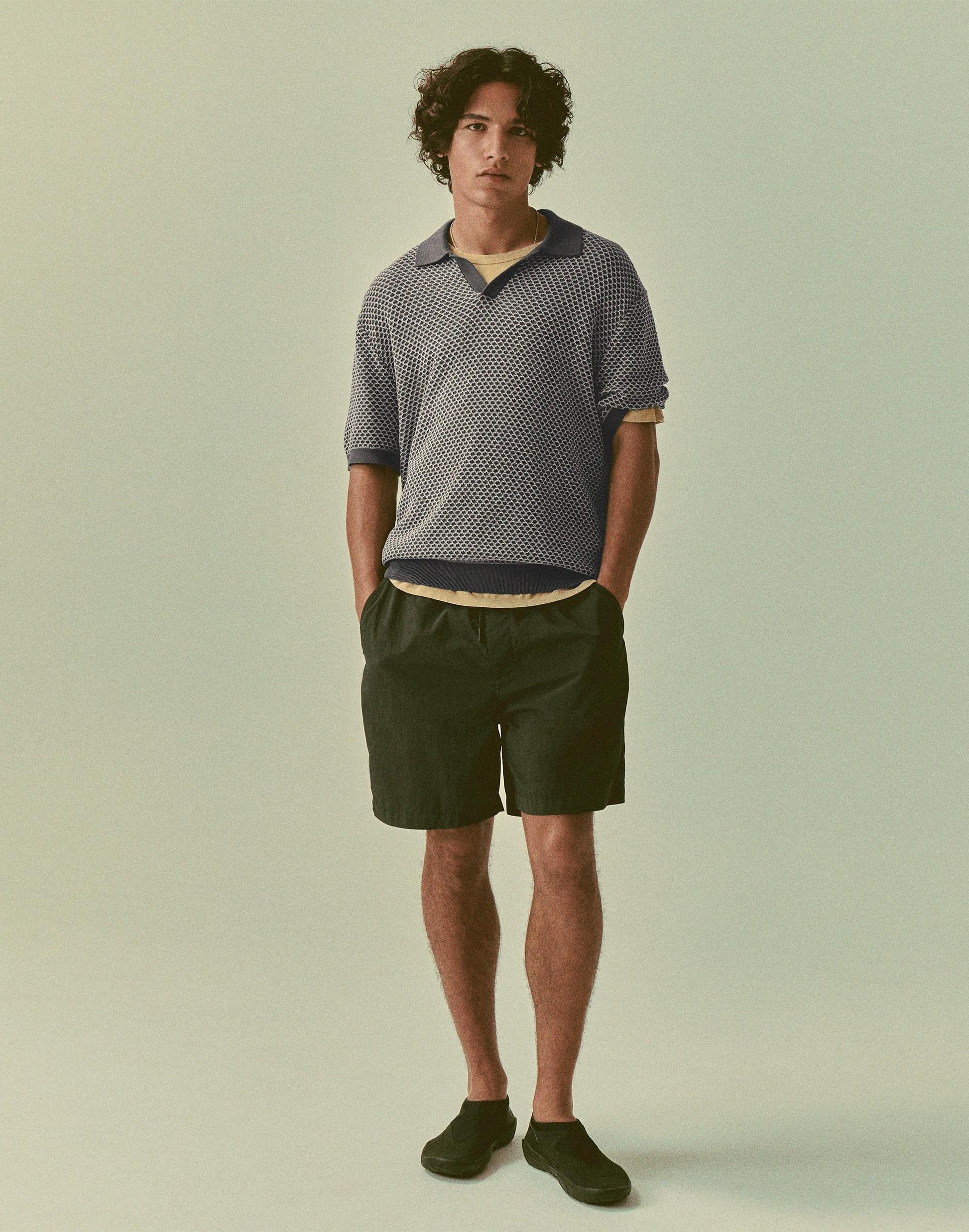 Pleated Chino Shorts in Uniform Twill Soft White | Madewell