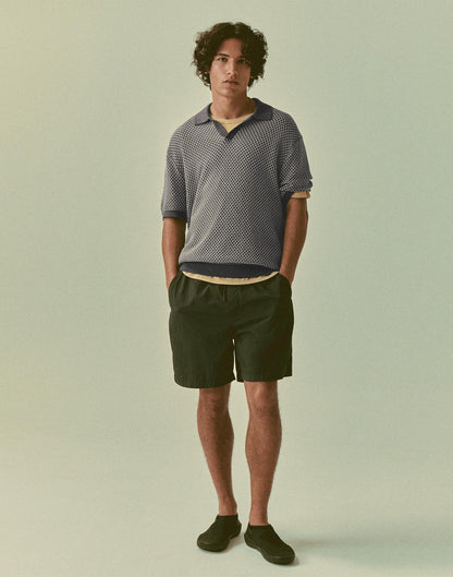 Pleated Chino Shorts in Uniform Twill Soft White | Madewell