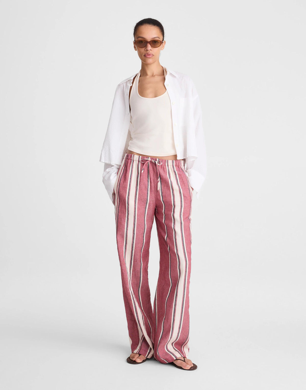 Pull-On Pants Red Currant | Madewell