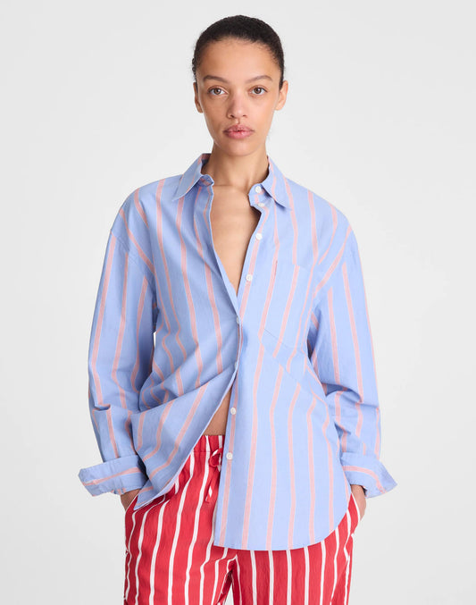 The Easy Shirt in Poplin Calm Blue | Madewell