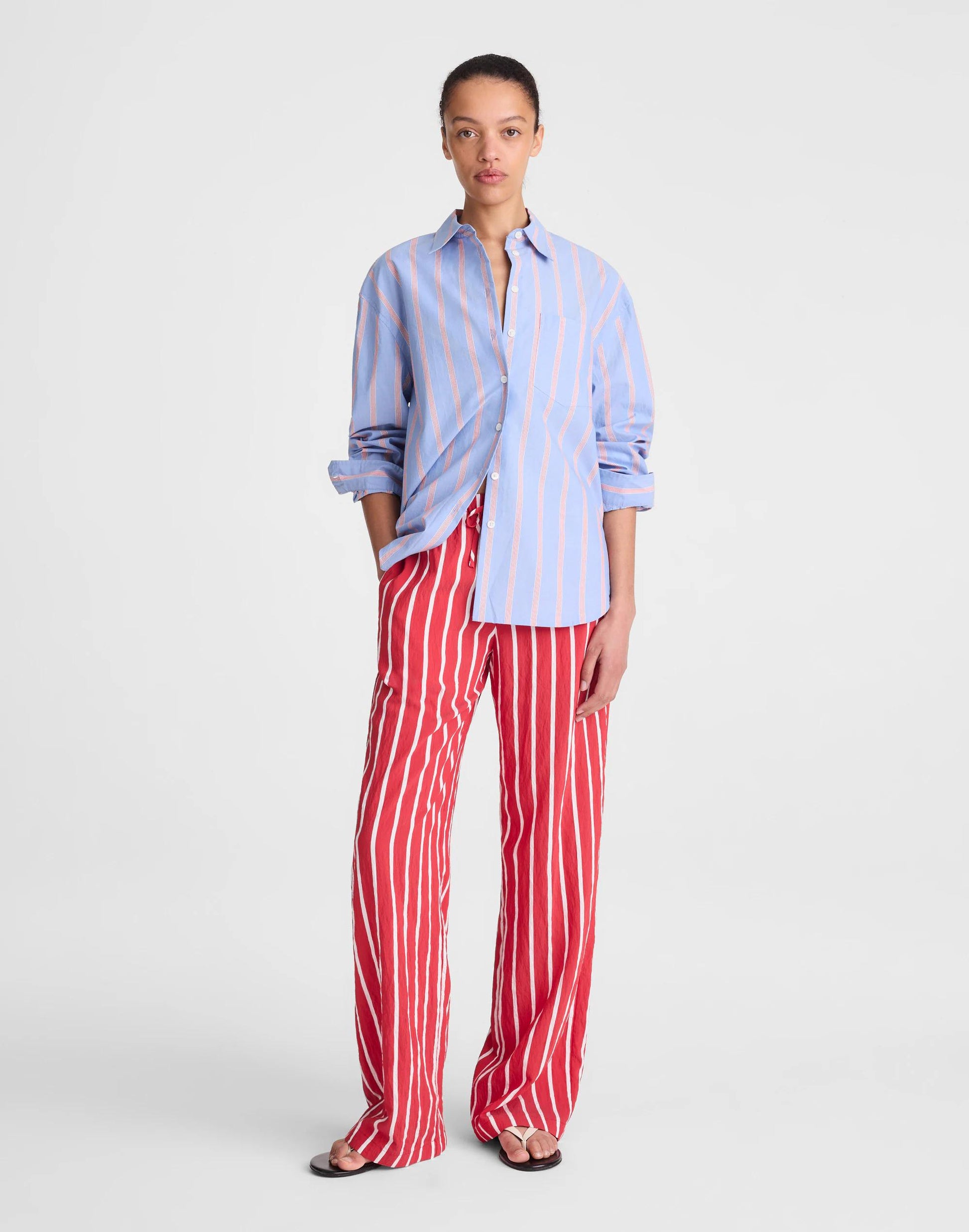 The Easy Shirt in Poplin Calm Blue | Madewell