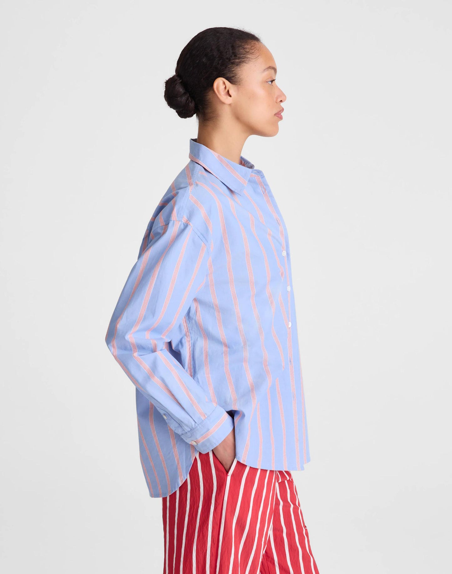 The Easy Shirt in Poplin Calm Blue | Madewell