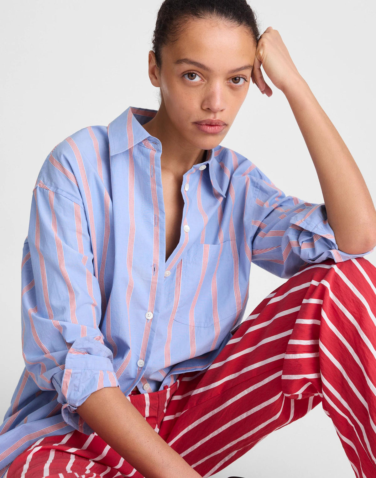 The Easy Shirt in Poplin Calm Blue | Madewell