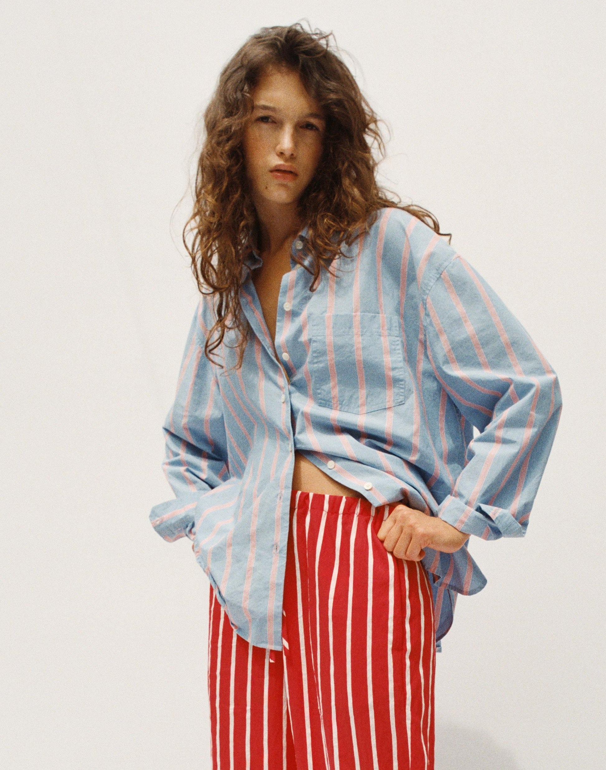 The Easy Shirt in Poplin Calm Blue | Madewell