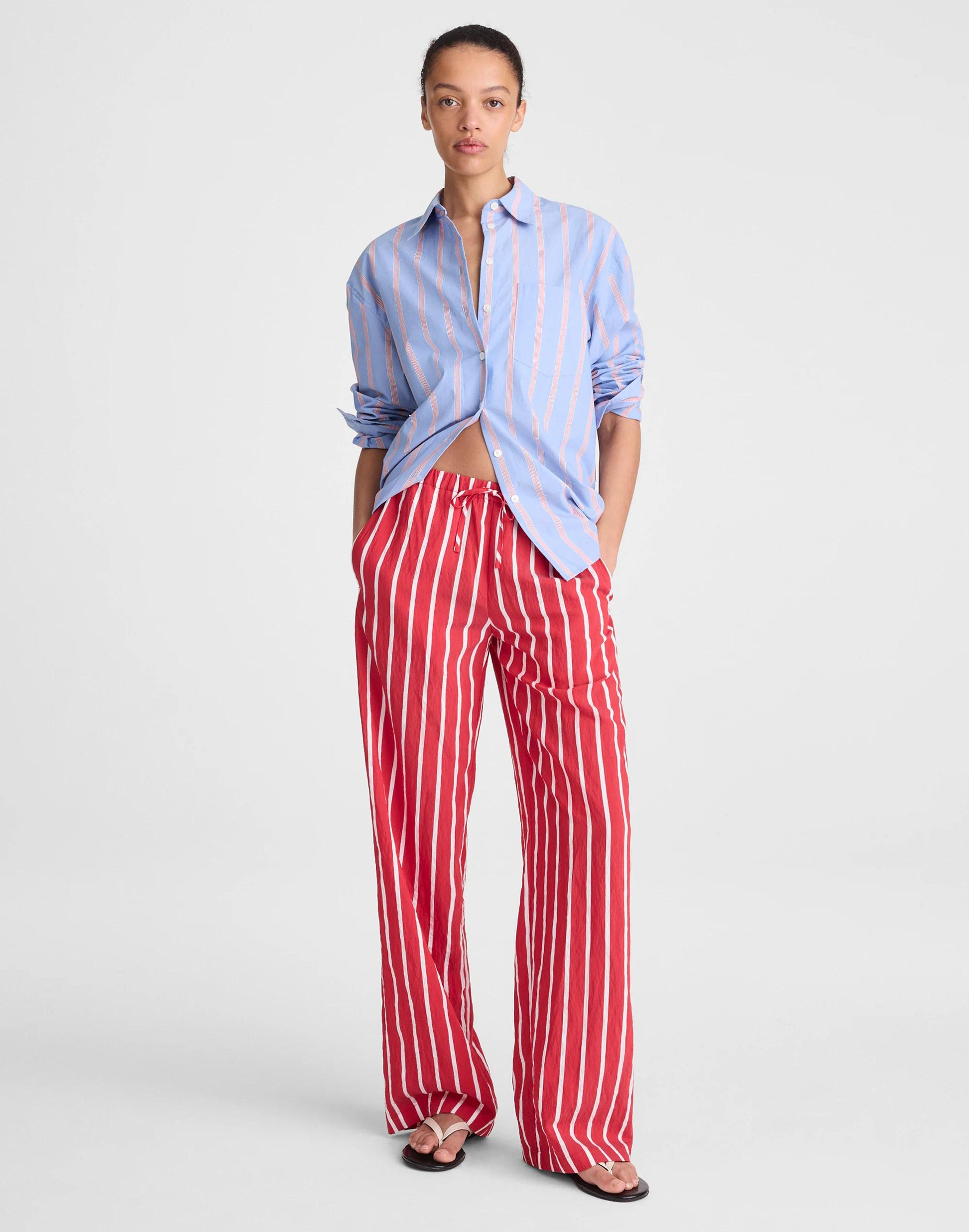 Pull-On Pants Varsity Red | Madewell