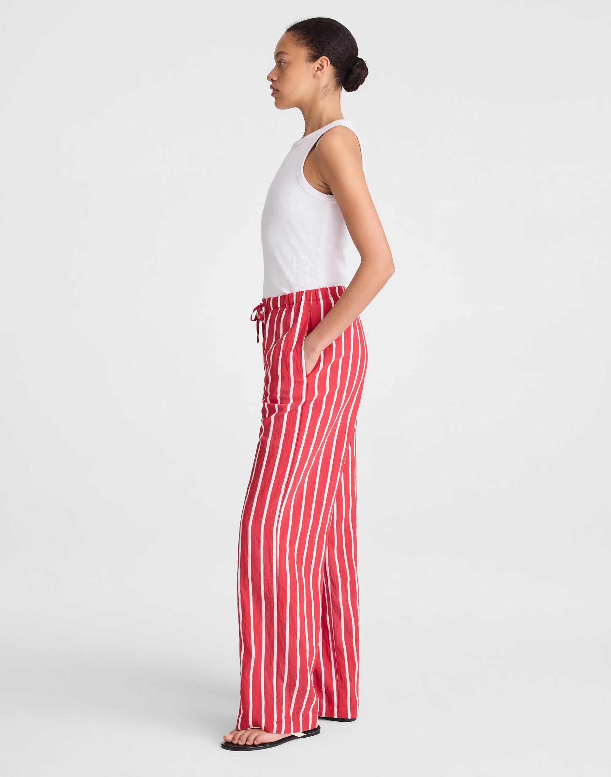 Pull-On Pants Varsity Red | Madewell