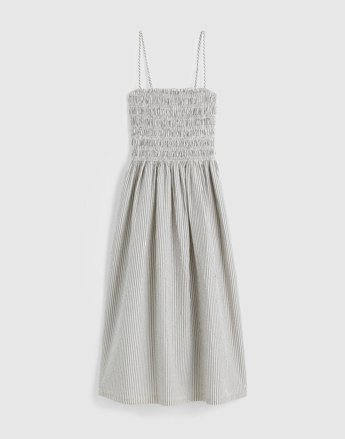 The Peyton Midi Dress Black Vintage Ivory Yarndye | Madewell