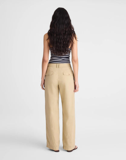 The Everyday Trouser in Poplin Fennel Seed | Madewell